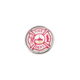 Firefighter Glass Snap Charms/Buttons