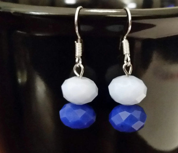 Double Blue Earrings