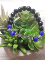 Black & Blue SPARKLE Bracelet