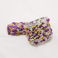 Purple & Gold Bling Airpods Case Cover