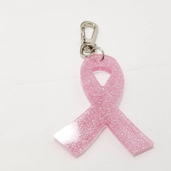 Cancer Ribbon Keychain